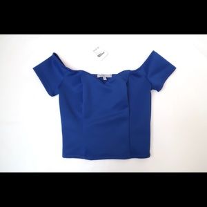 Charlotte Russe Royal Blue Crop Top